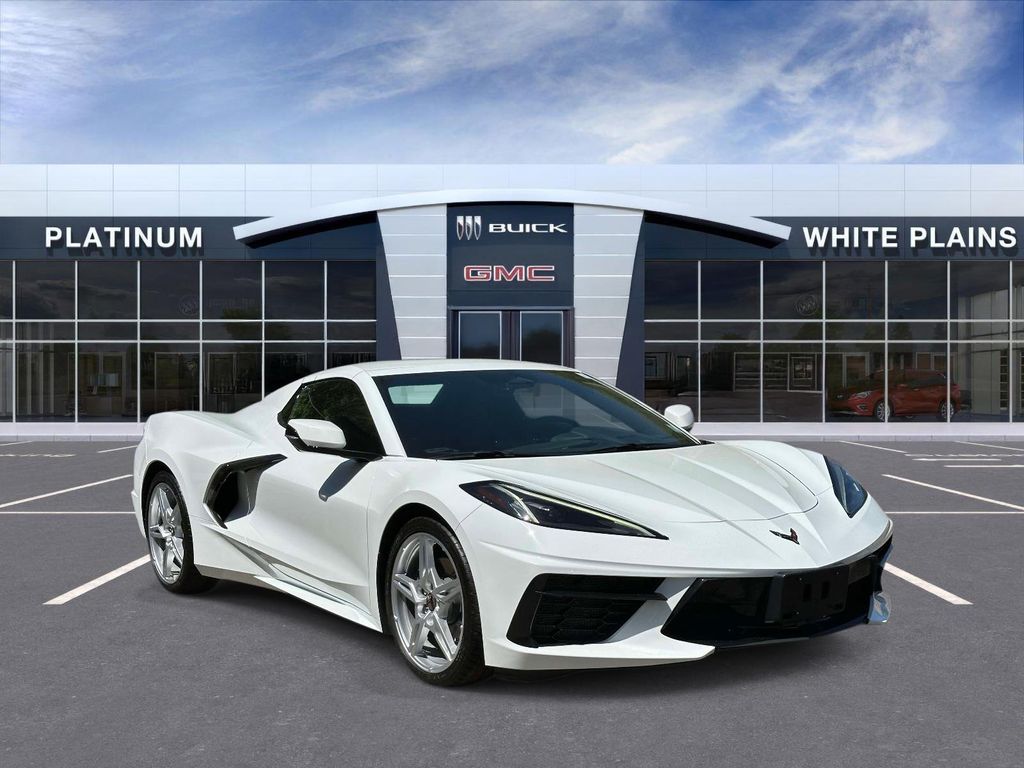 Arctic White 2024 Chevrolet Corvette Coupe Rear-Wheel Drive 8-Speed Dual Clutch