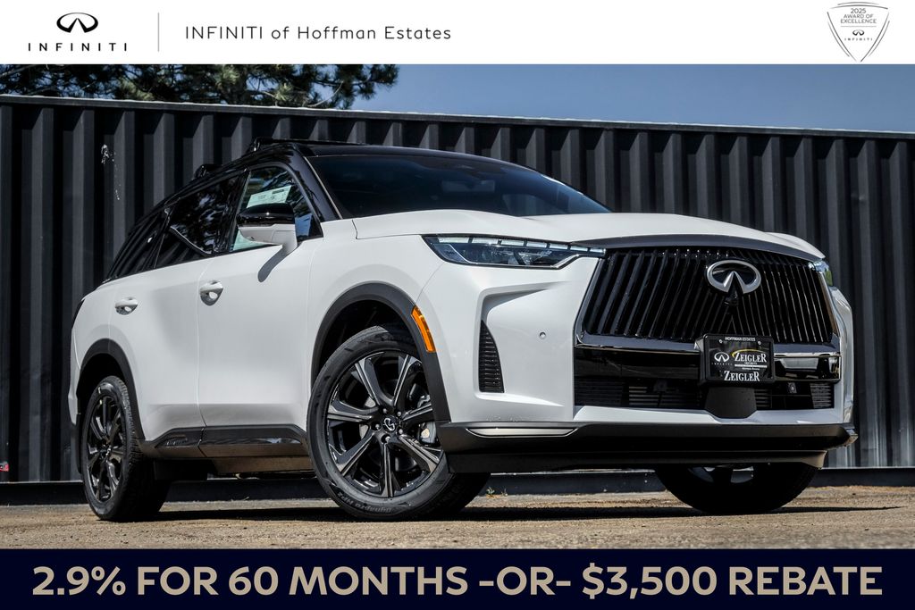 2T Radiant White 2027 INFINITI QX60 SUV / Crossover All-Wheel Drive 9-Speed Automatic