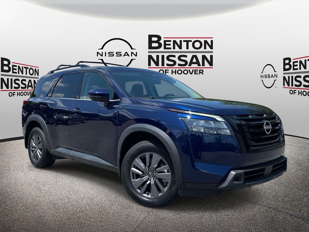 Deep Ocean Blue Pearl 2024 Nissan Pathfinder SUV / Crossover Front-Wheel Drive 9-Speed Automatic