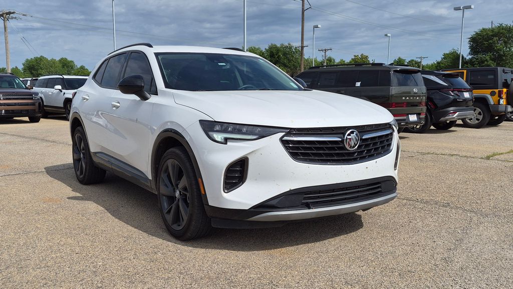 Summit White 2023 Buick Envision Essence FWD SUV / Crossover Front-Wheel Drive 9-Speed Automatic