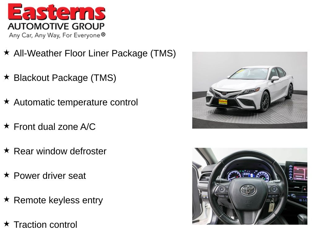 Used 2022 White Toyota SE image 11