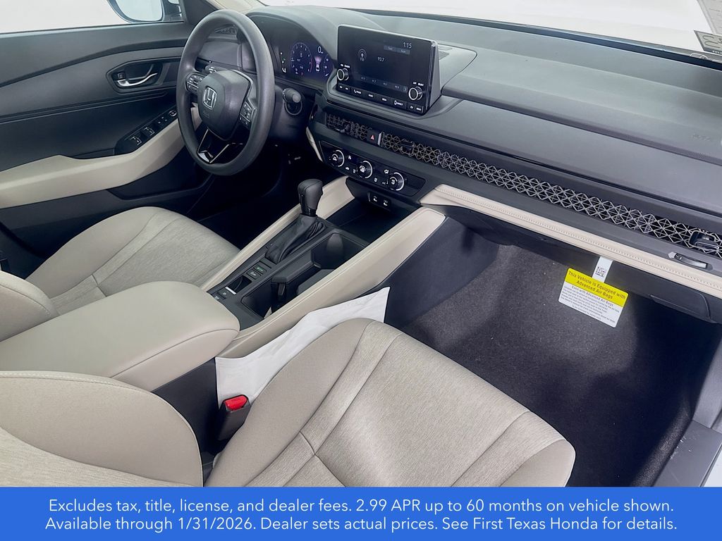 New Car 2025 Honda Accord  Lx For Sale Under $30,000 In Austin, Texas