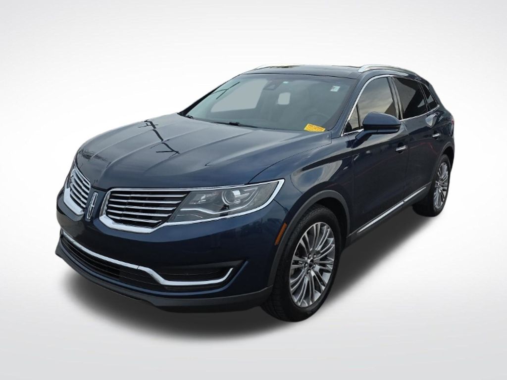 Sapphire Blue Metallic 2017 Lincoln MKX SUV / Crossover All-Wheel Drive 6-Speed Automatic