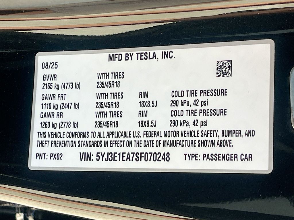 2025 Tesla Model 3 Long Range Black at AutoSavvy Houston Northwest