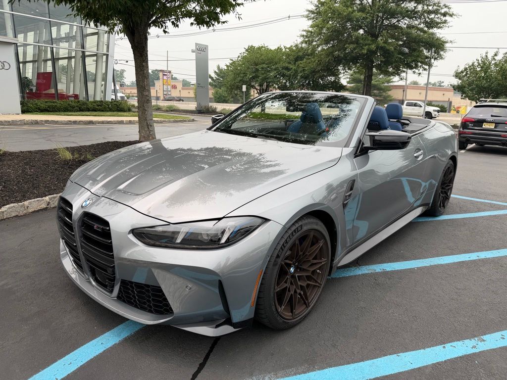 Skyscraper Gray Metallic 2025 BMW M4 Convertible All-Wheel Drive 8-Speed Automatic