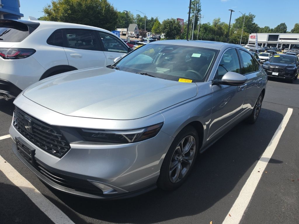Solar Silver Metallic 2024 Honda Accord Sedan Front-Wheel Drive Continuously Variable Transmission
