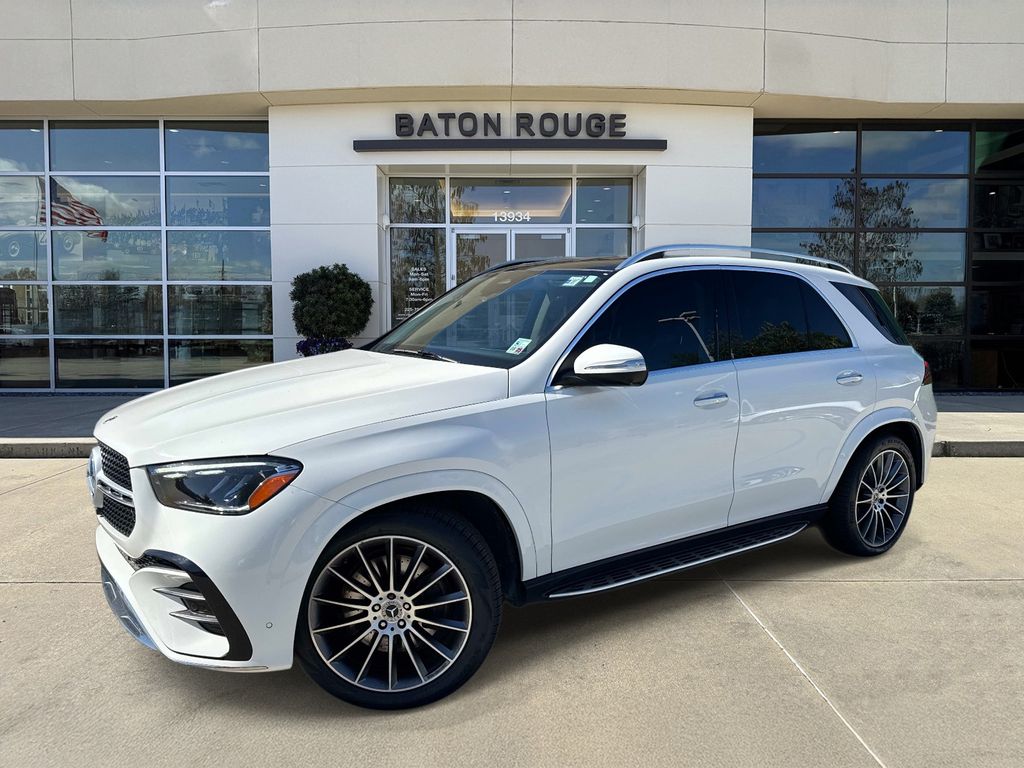 White 2024 Mercedes-Benz GLE 450 4MATIC SUV / Crossover All-Wheel Drive 9-Speed Automatic