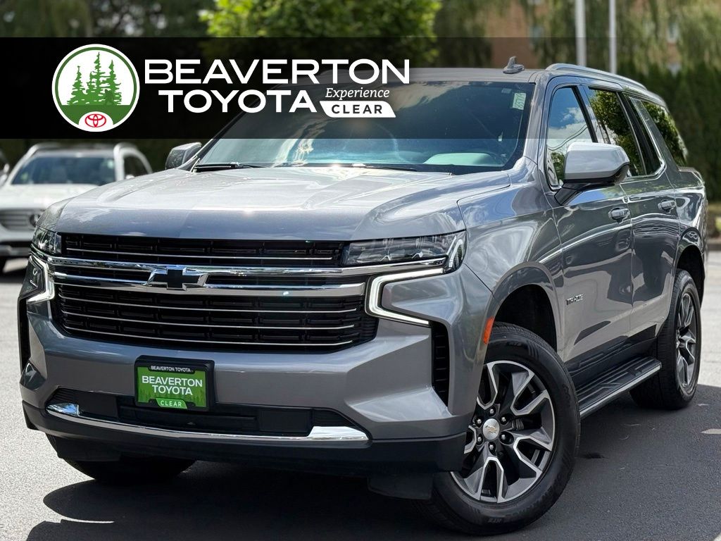 Gray (Satin Steel Metallic) 2021 Chevrolet Tahoe LT 4WD SUV / Crossover Four-Wheel Drive