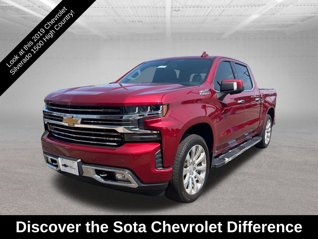 Cajun Red Tintcoat 2019 Chevrolet Silverado 1500 Pickup Truck Four-Wheel Drive Automatic
