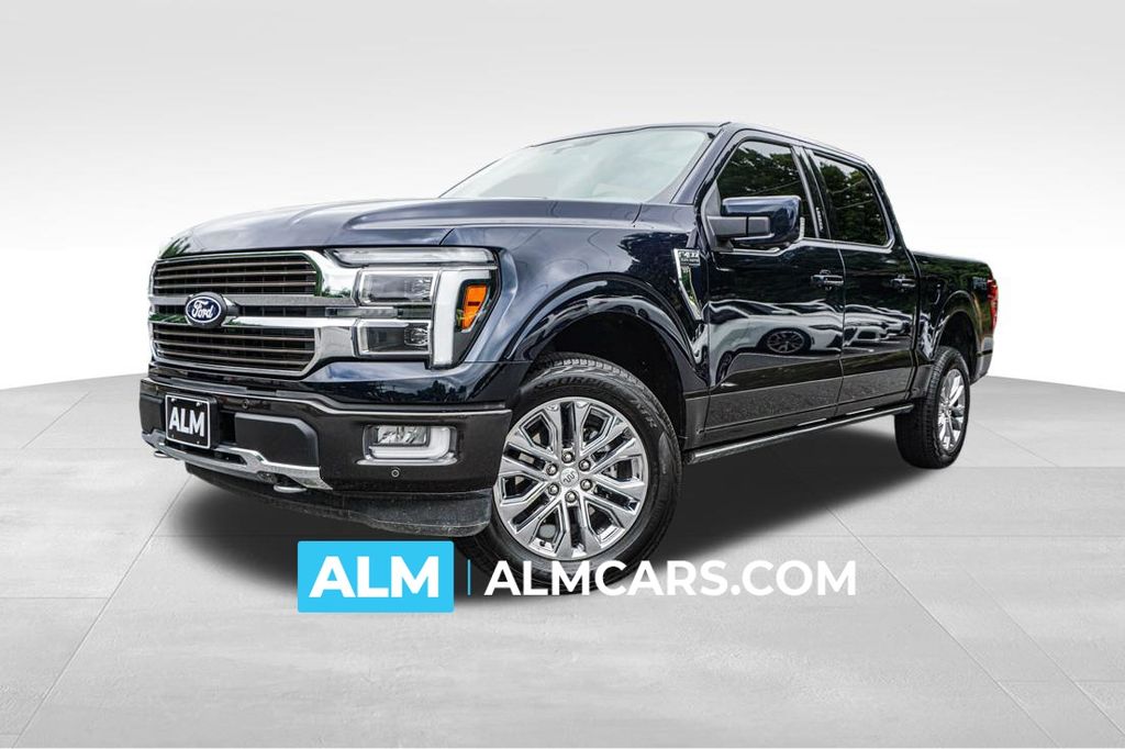 Antimatter Blue Metallic 2024 Ford F-150 Pickup Truck Four-Wheel Drive Automatic