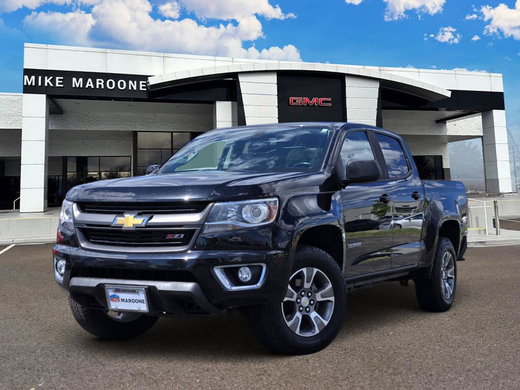 Black 2019 Chevrolet Colorado Pickup Truck Four-Wheel Drive 8-Speed Automatic
