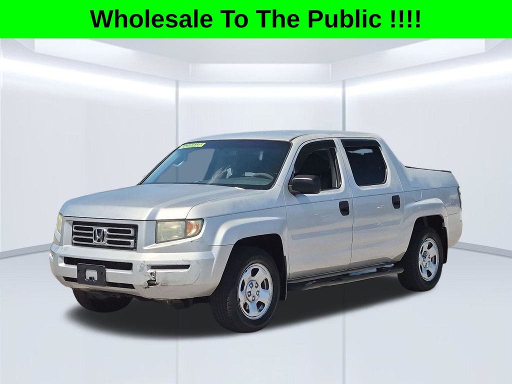 Billet Silver Metallic 2008 Honda Ridgeline Pickup Truck Four-Wheel Drive 5-Speed Automatic