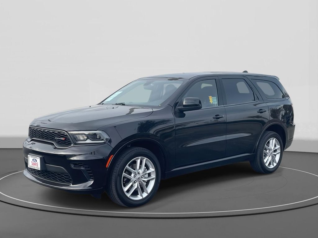 DB Black Crystal Clearcoat 2023 Dodge Durango GT AWD SUV / Crossover All-Wheel Drive 8-Speed Automatic