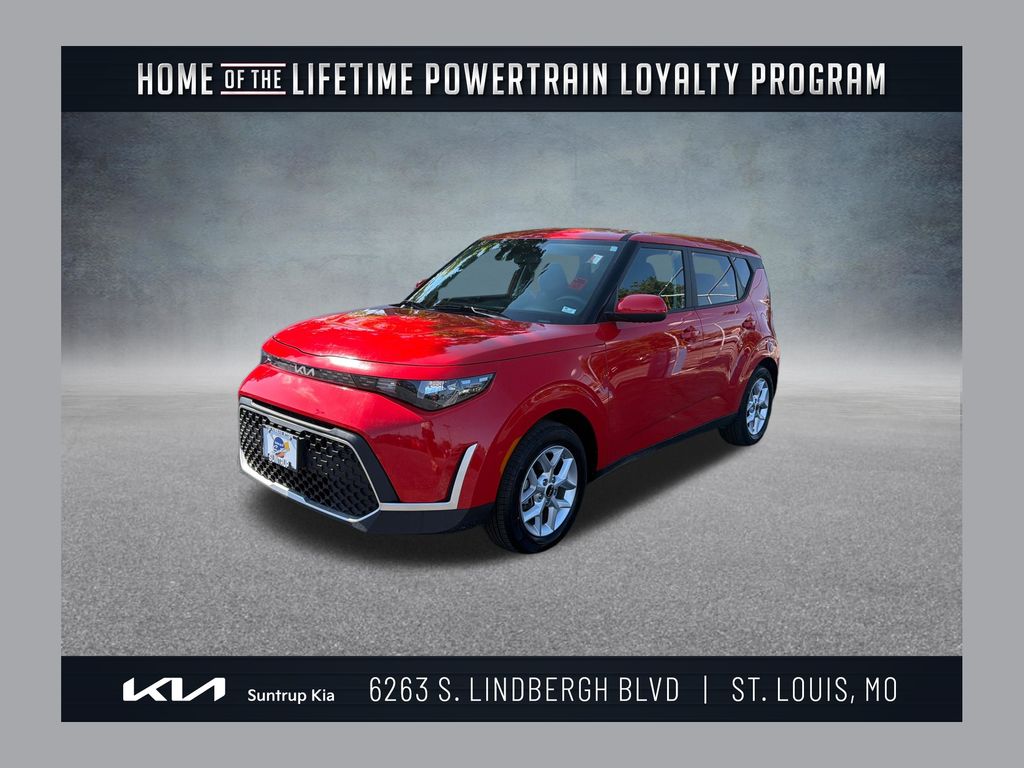 Inferno Red 2025 Kia Soul SUV / Crossover Front-Wheel Drive Continuously Variable Transmission