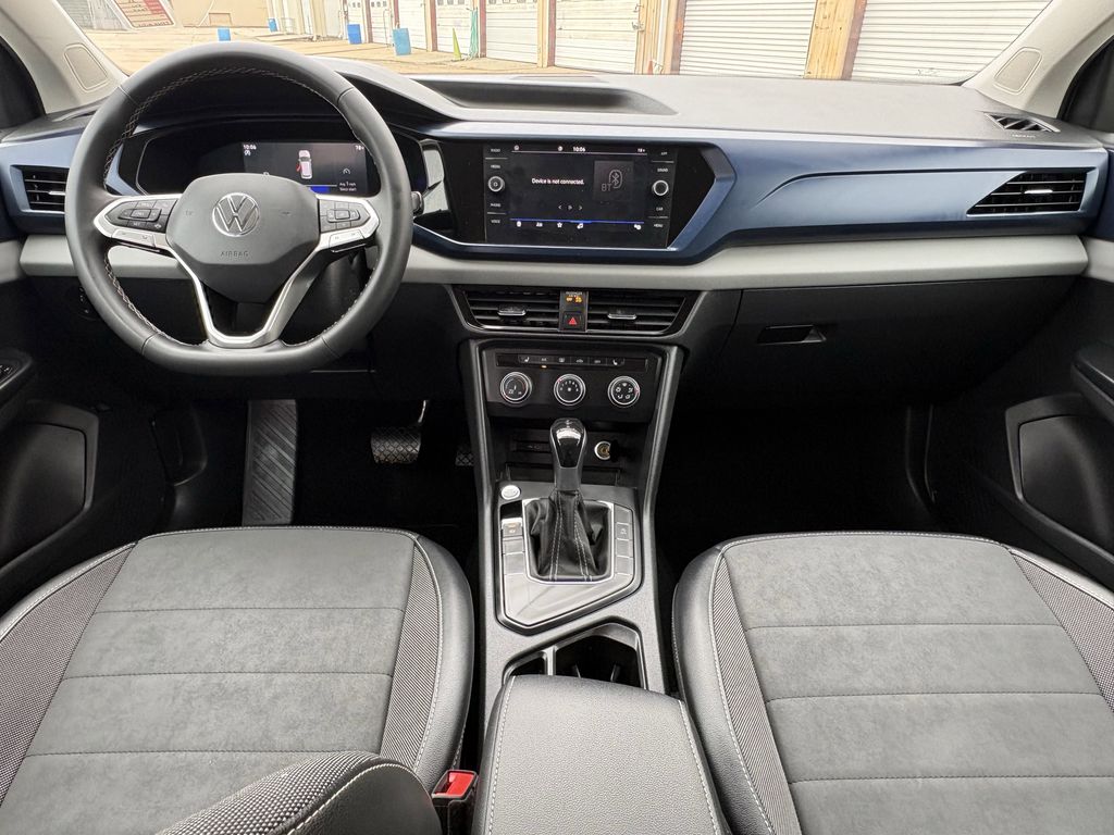 2022 Volkswagen Taos 1.5T SE White at DeMontrond Auto Country