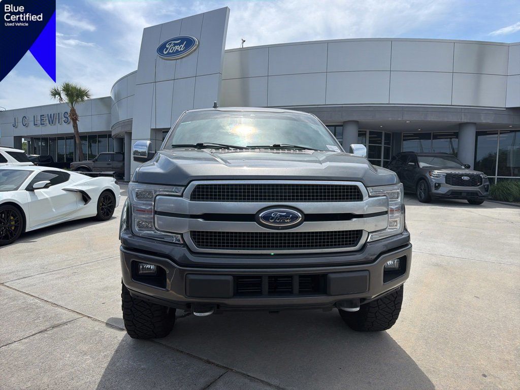 Gray (Magnetic Metallic) 2019 Ford F-150 Platinum SuperCrew 4WD Pickup Truck Four-Wheel Drive Automatic