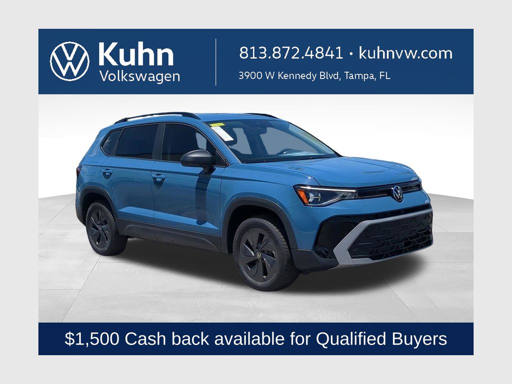 Monterey Blue Pearl 2026 Volkswagen Taos SUV / Crossover Front-Wheel Drive 8-Speed Automatic