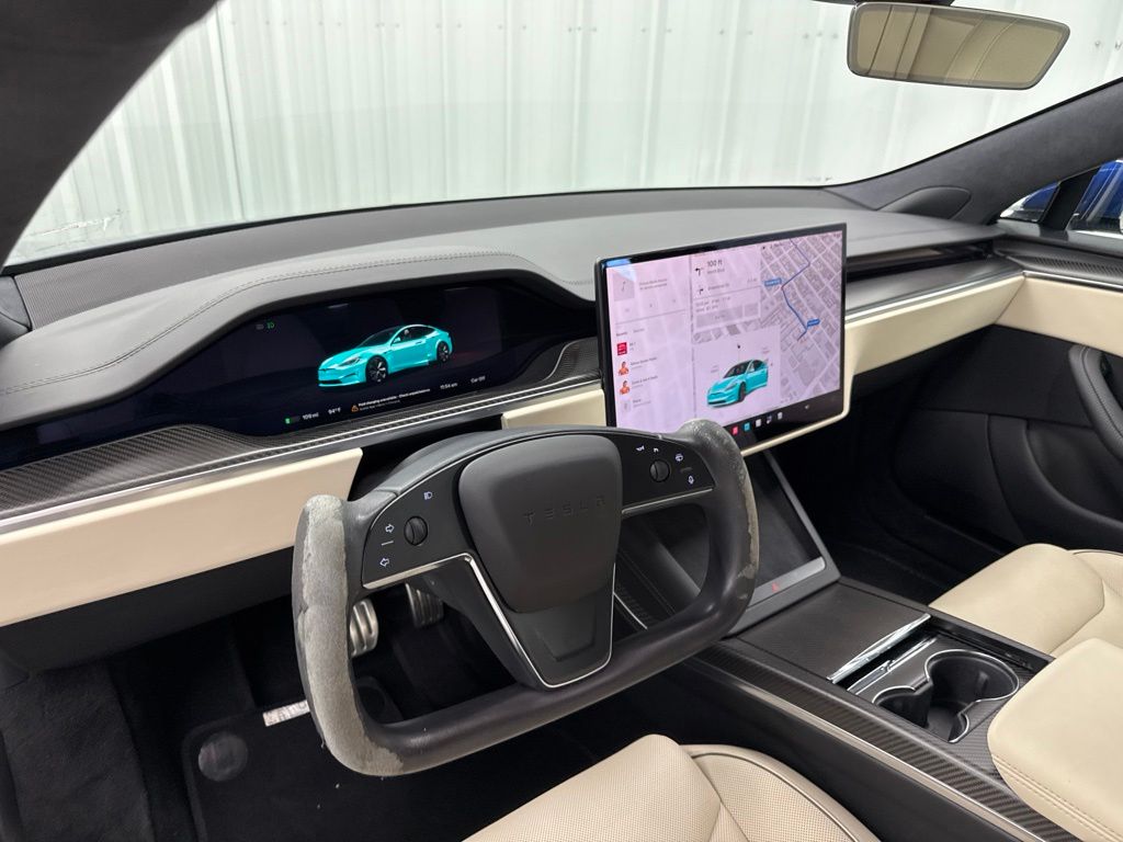 2022 Tesla Model S Plaid Blue at Ultimate Motorsports
