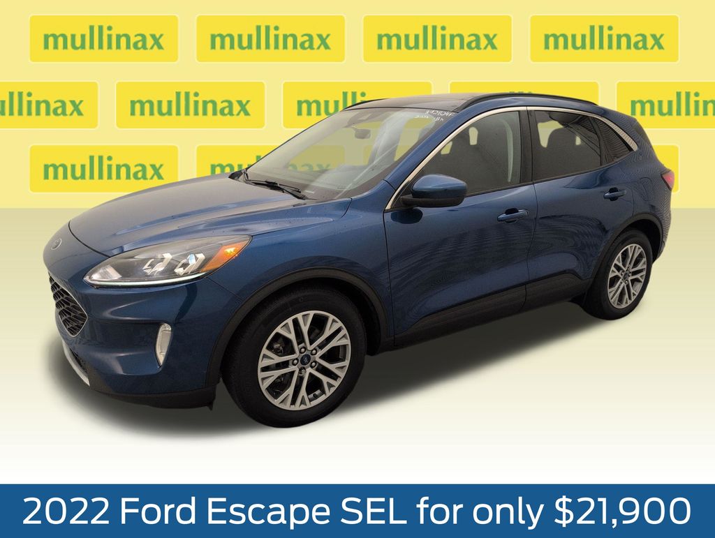 Certified Used 2022 Blue Ford SEL image 13