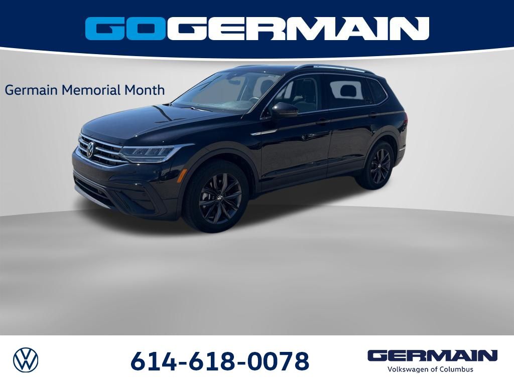 Deep Black 2023 Volkswagen Tiguan SE FWD SUV / Crossover Front-Wheel Drive 8-Speed Automatic