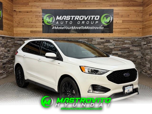 White Metallic 2021 Ford Edge SUV / Crossover All-Wheel Drive 8-Speed Automatic
