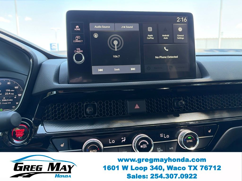 2026 Honda CR-V EX-L White at Greg May Honda