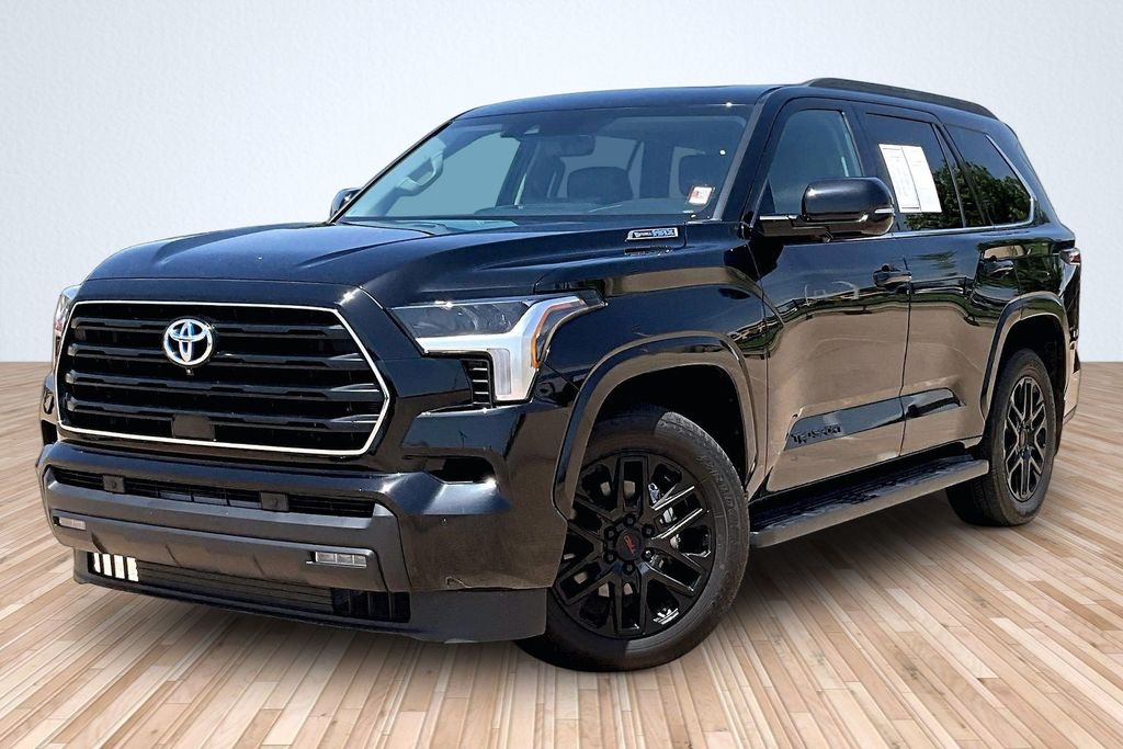 Midnight Black Metallic 2024 Toyota Sequoia SUV / Crossover Four-Wheel Drive Automatic