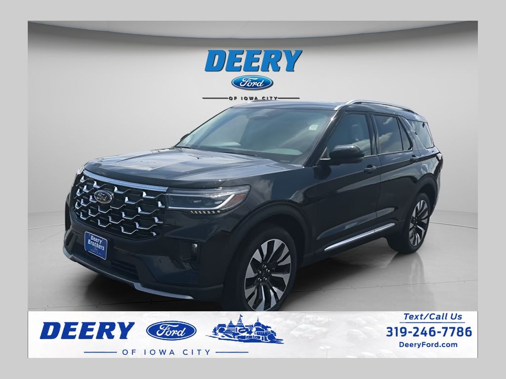 Black Metallic 2026 Ford Explorer SUV / Crossover All-Wheel Drive Automatic