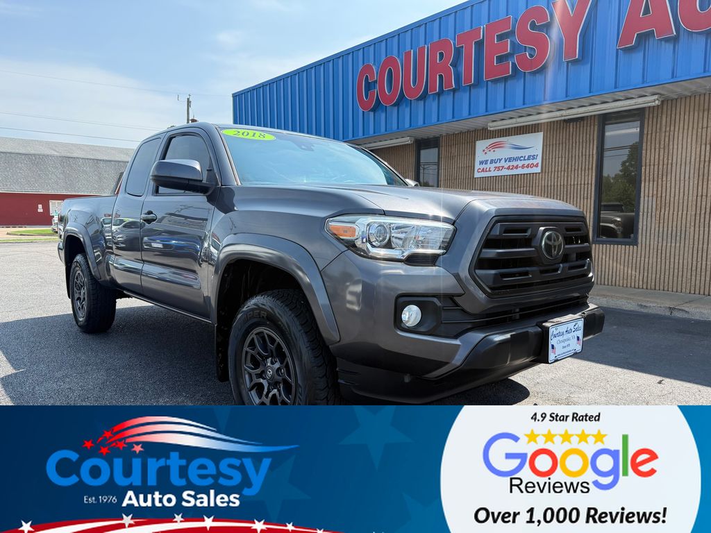 Magnetic Gray Metallic 2018 Toyota Tacoma Pickup Truck 4X2 6-Speed Automatic