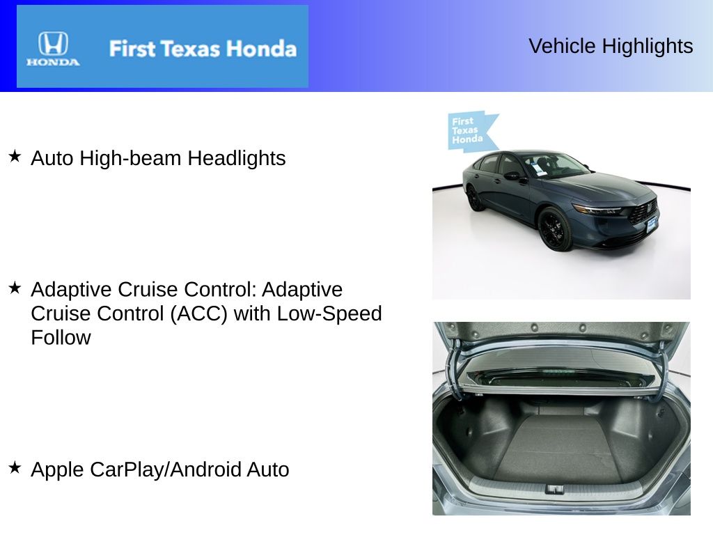 Used Car 2025 Honda Accord  Se For Sale Under $30,000 In Austin, Texas