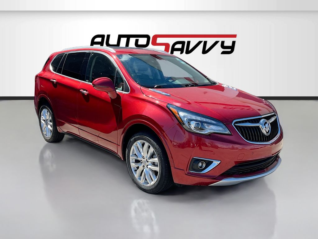 Chili Red Metallic 2020 Buick Envision Premium AWD SUV / Crossover All-Wheel Drive 9-Speed Automatic