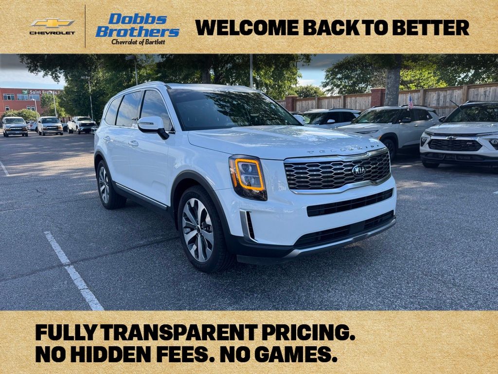 Snow White Pearl 2021 Kia Telluride EX AWD SUV / Crossover All-Wheel Drive 8-Speed Automatic