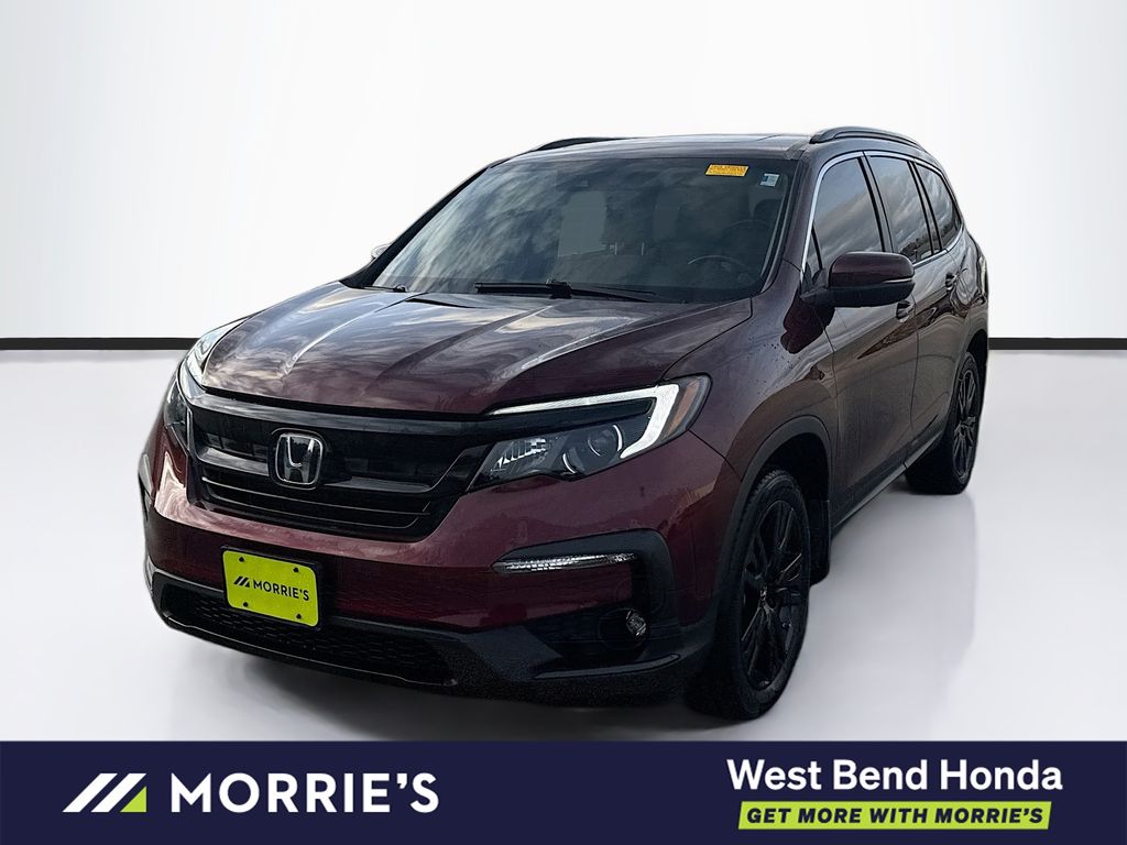 Red (Deep Scarlet Pearl) 2022 Honda Pilot SE AWD SUV / Crossover All-Wheel Drive 9-Speed Automatic