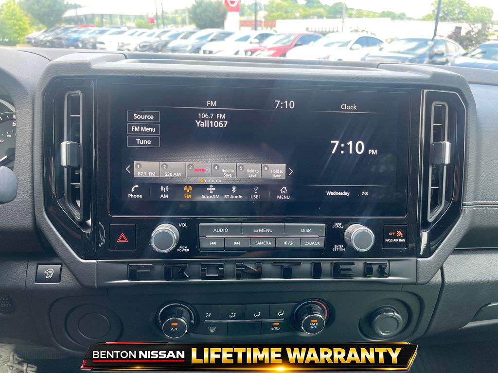 2026 Glacier White Nissan Frontier SV RWD Truck