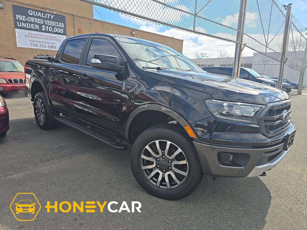 Shadow Black 2019 Ford Ranger Lariat SuperCrew 4WD Pickup Truck Four-Wheel Drive Automatic