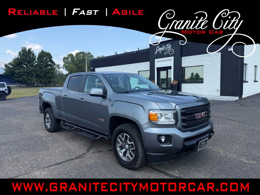Gray (Satin Steel Metallic) 2020 GMC Canyon Pickup Truck Four-Wheel Drive 8-Speed Automatic