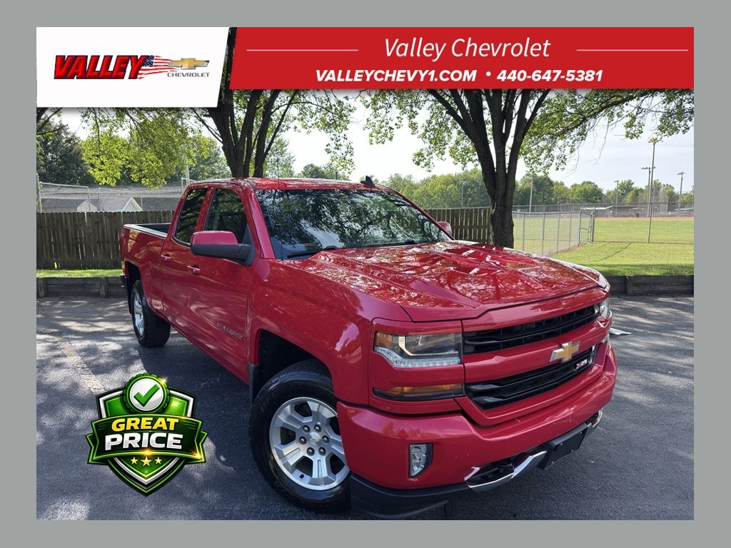 Red Hot 2019 Chevrolet Silverado 1500 Pickup Truck Four-Wheel Drive 6-Speed Automatic Overdrive
