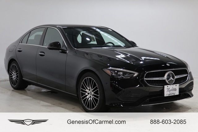 Black 2025 Mercedes-Benz C-Class Sedan All-Wheel Drive 9-Speed Automatic