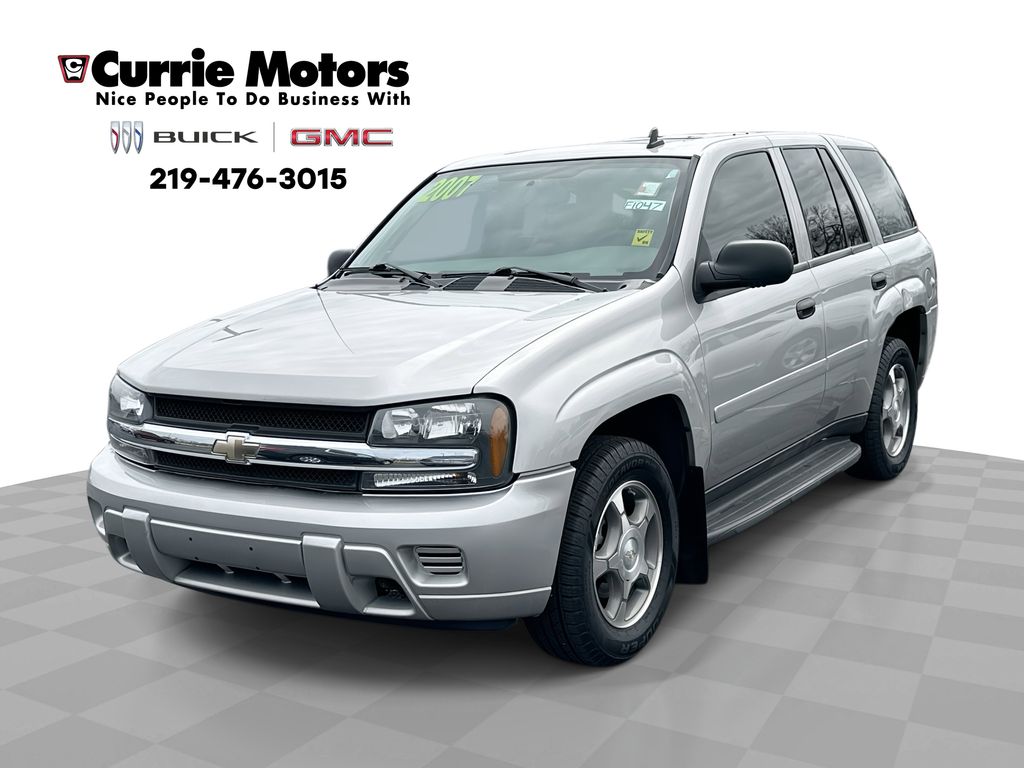 Machine Silver Metallic 2007 Chevrolet Trailblazer LS RWD SUV / Crossover Rear-Wheel Drive 4-Speed Automatic Overdrive