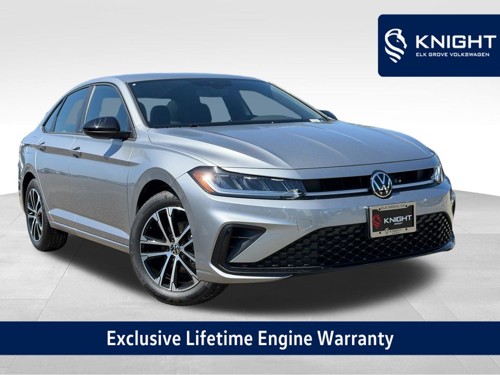Pyrite Silver Metallic 2026 Volkswagen Jetta Sedan Front-Wheel Drive 8-Speed Automatic