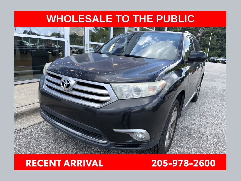 Black 2012 Toyota Highlander SUV / Crossover Front-Wheel Drive 5-Speed Automatic Overdrive