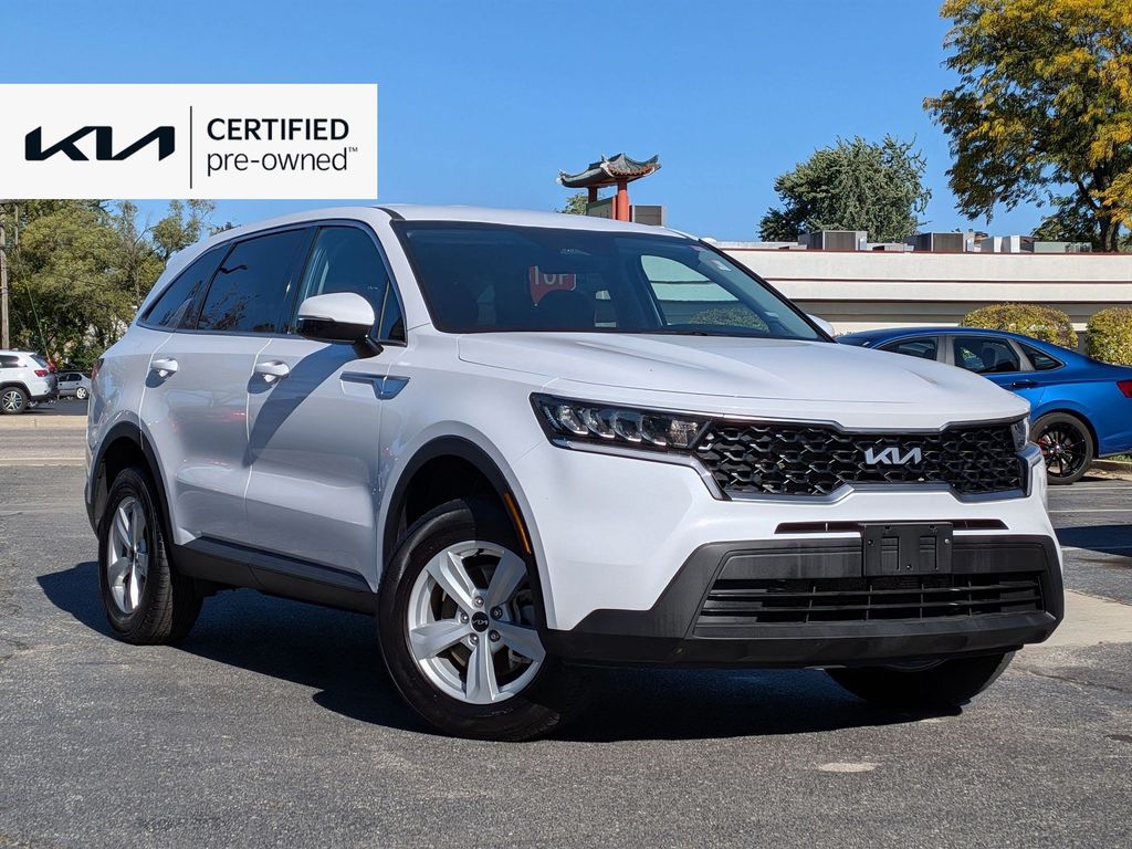 Glacial White Pearl 2023 Kia Sorento LX AWD SUV / Crossover All-Wheel Drive 8-Speed Automatic