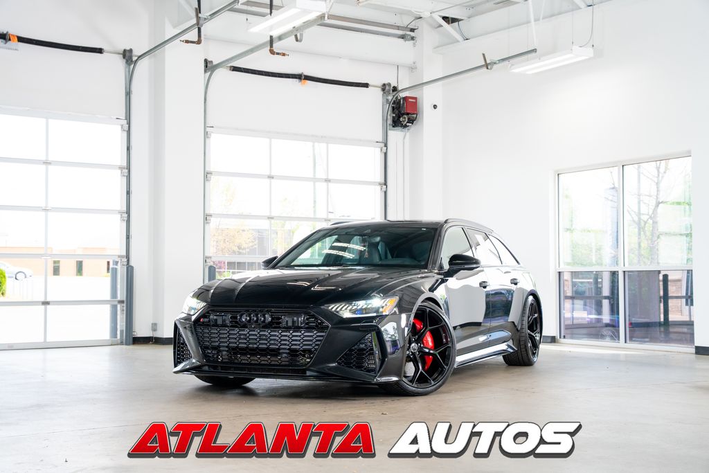 Black 2021 Audi RS 6 Avant 4.0T quattro AWD Wagon All-Wheel Drive 8-Speed Automatic