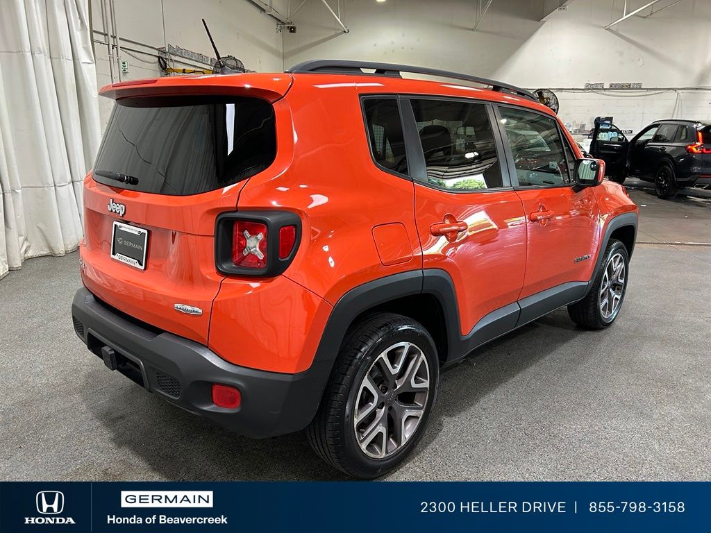 Used 2015 Orange Jeep Latitude image 8