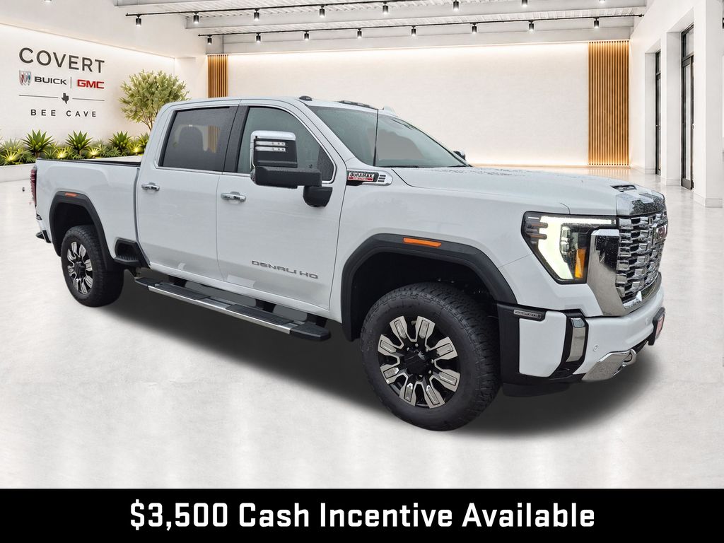 Summit White 2026 GMC Sierra 2500HD Pickup Truck Four-Wheel Drive Automatic