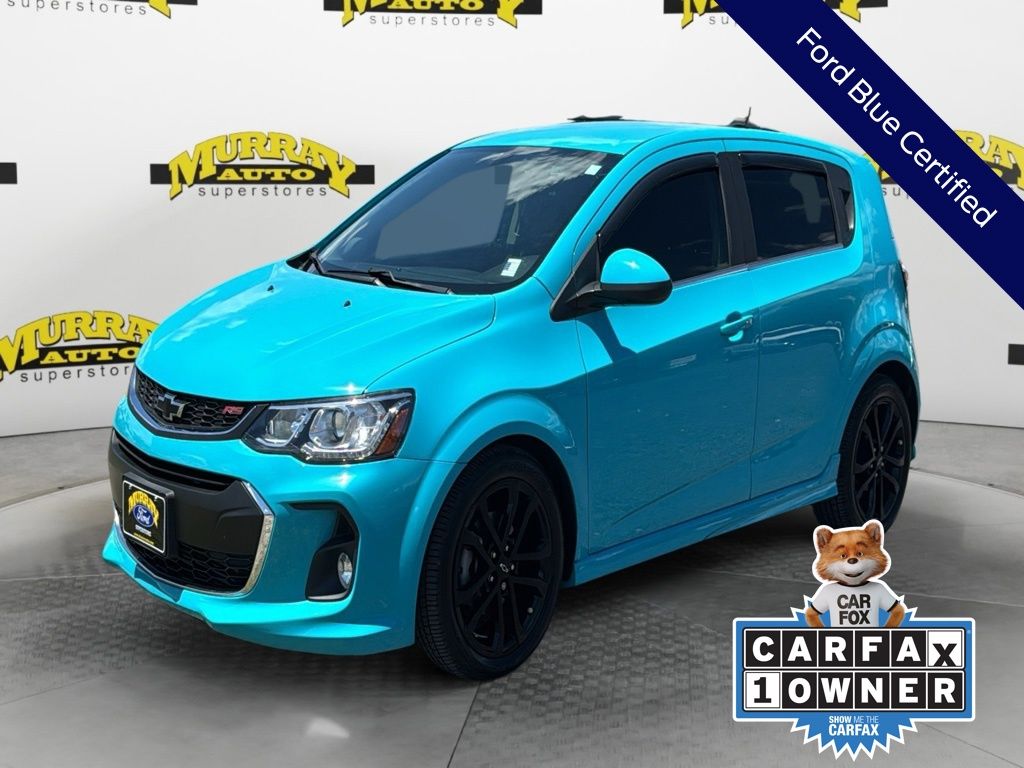 Oasis Blue 2020 Chevrolet Sonic Hatchback Front-Wheel Drive 6-Speed Automatic