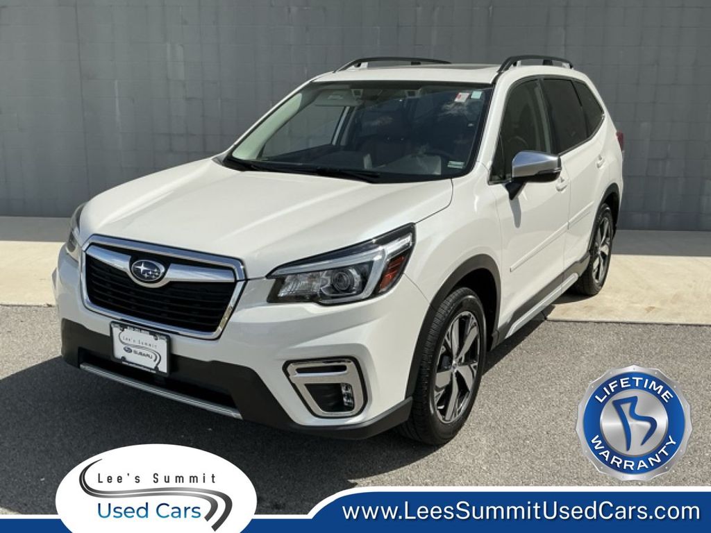 Crystal White Pearl 2020 Subaru Forester 2.5i Touring AWD SUV / Crossover All-Wheel Drive Continuously Variable Transmission