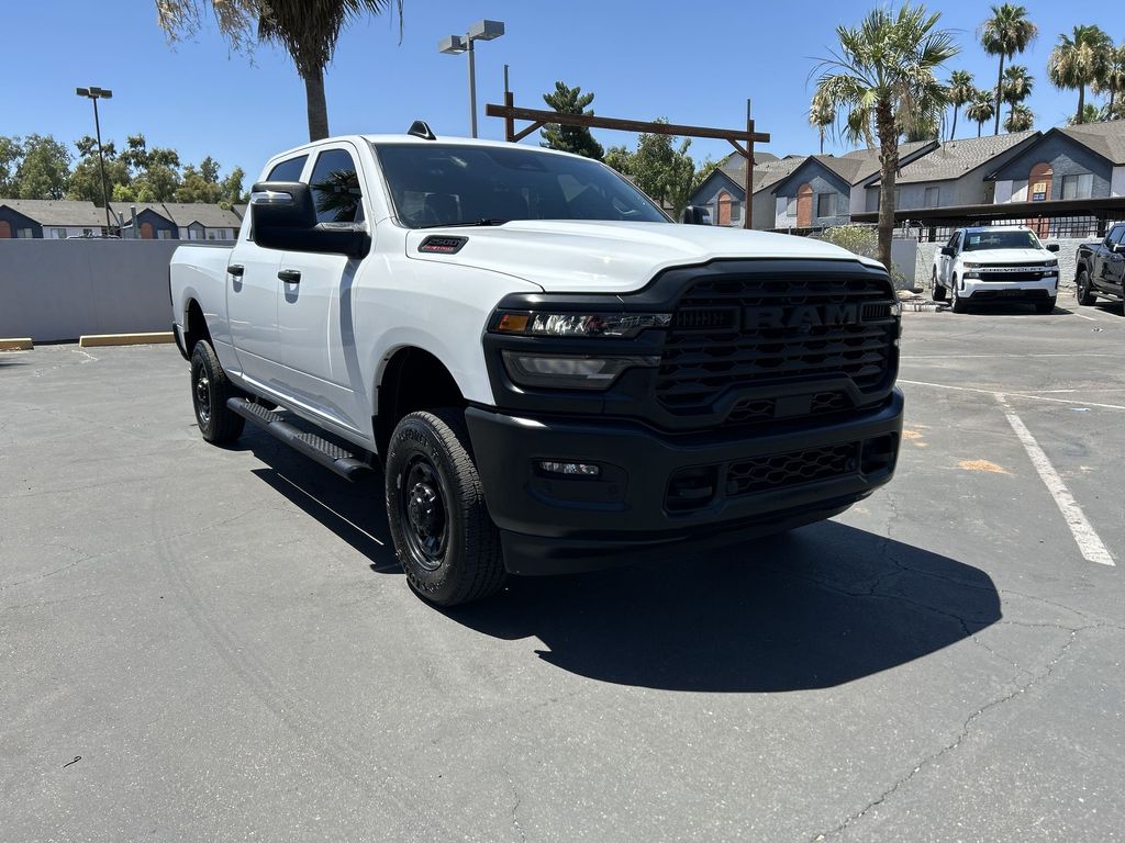 Bright White Clearcoat 2026 RAM 2500 Tradesman Crew Cab 4WD Pickup Truck Four-Wheel Drive 8-Speed Automatic