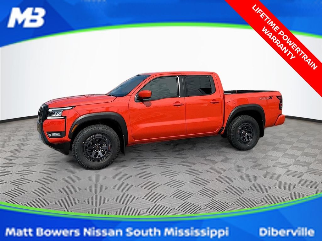 Afterburn Orange 2025 Nissan Frontier Pickup Truck 4X2 9-Speed Automatic Overdrive