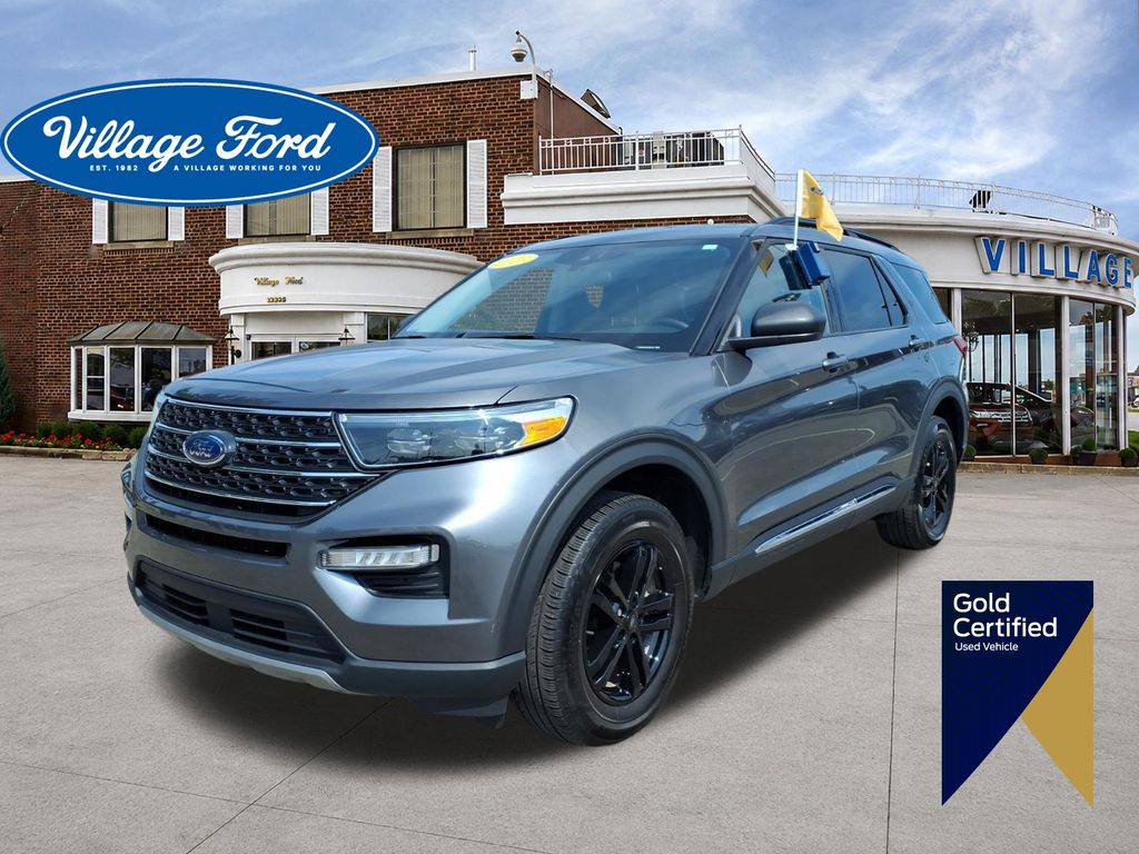 Carbonized Gray Metallic 2024 Ford Explorer SUV / Crossover All-Wheel Drive Automatic